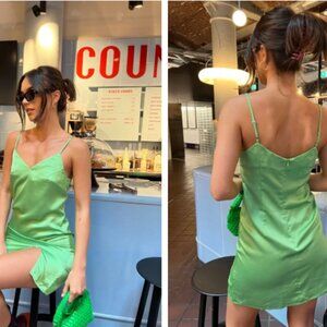 green homecoming dress in a size small from urban outfiters